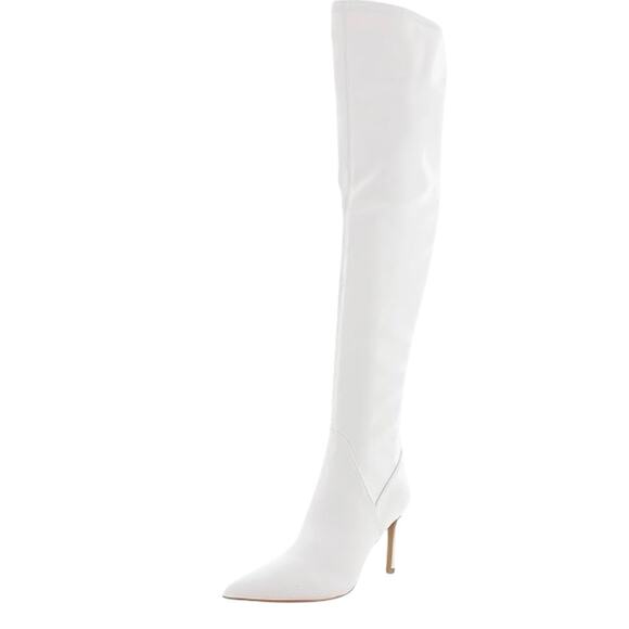 Jessica Simpson Women's Abrine Over The Knee Boots White Size 10 - Picture 1 of 5